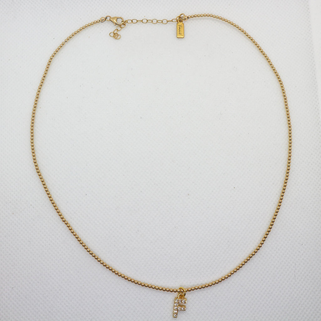 Personalized Letter Strass 2mm - Ketting