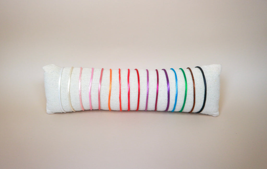 Satin Cord - Armband - Verschillende Grootte Kralen en Kleuren