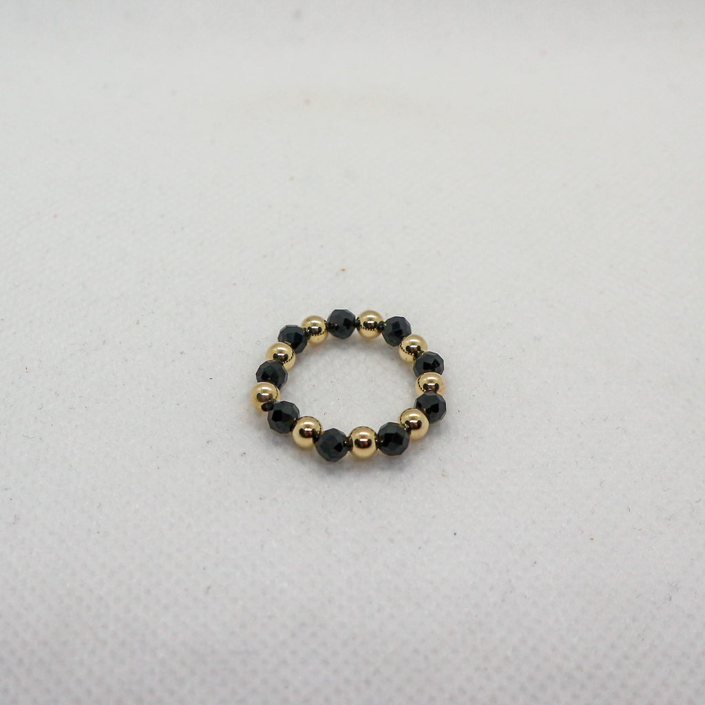 Samantha Black 4mm - Ring