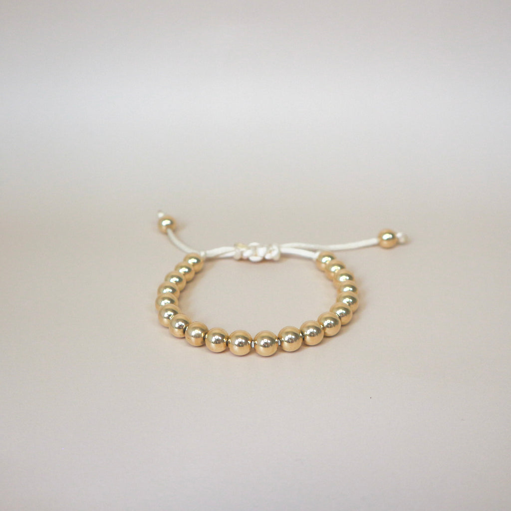 Satin Cord - Armband - Verschillende Grootte Kralen en Kleuren