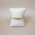Gouden gold filled kralen armband met glitter van Femme V.