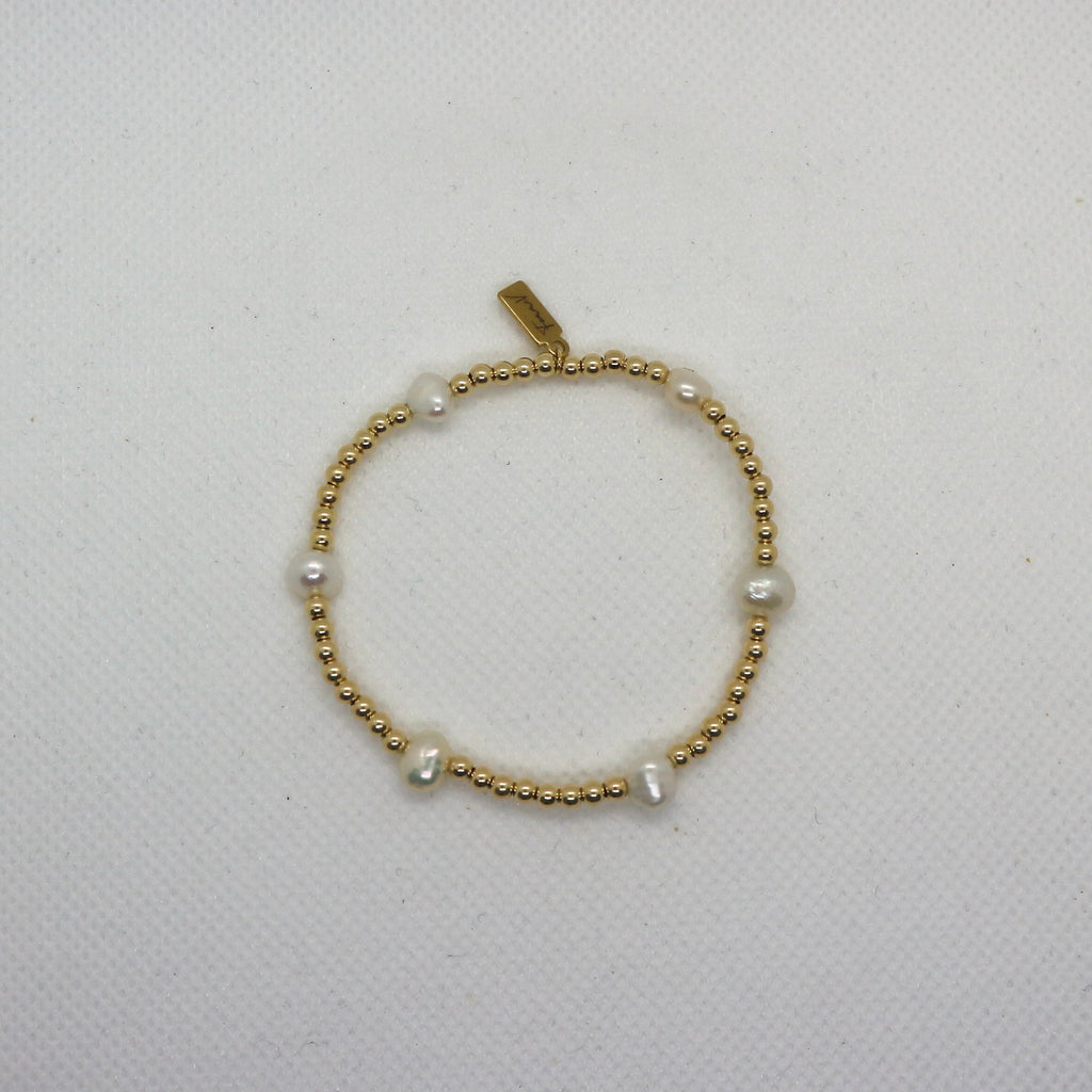 Pearl 3 en 6mm - Armband