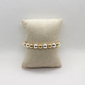 Silver & Gold 8mm - Armband