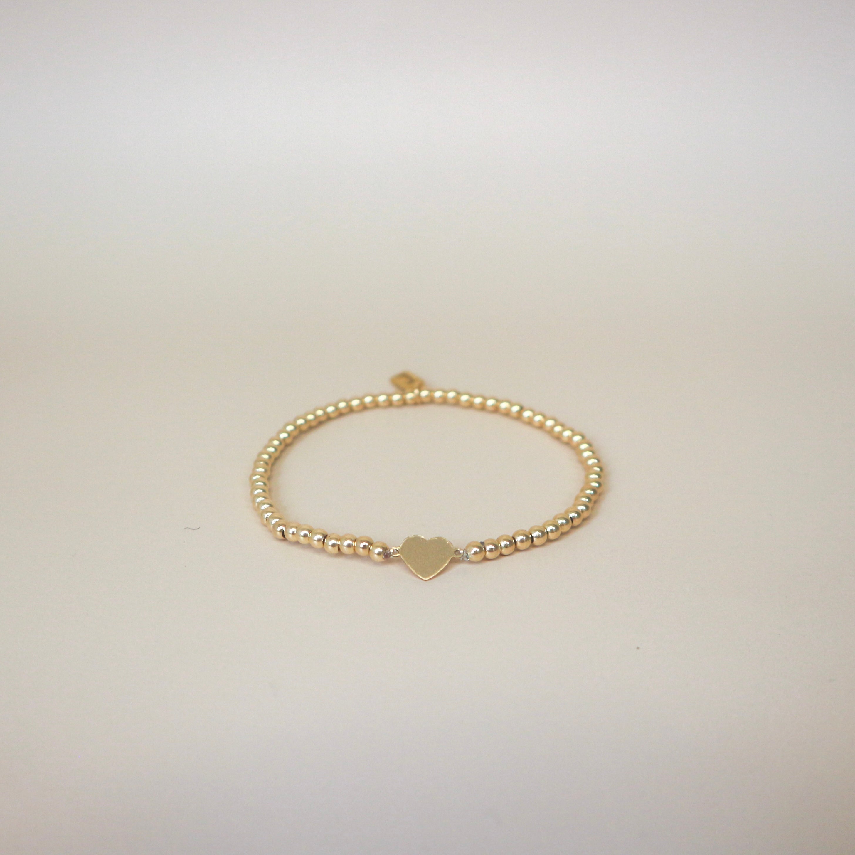Small Heart 3mm - Armband