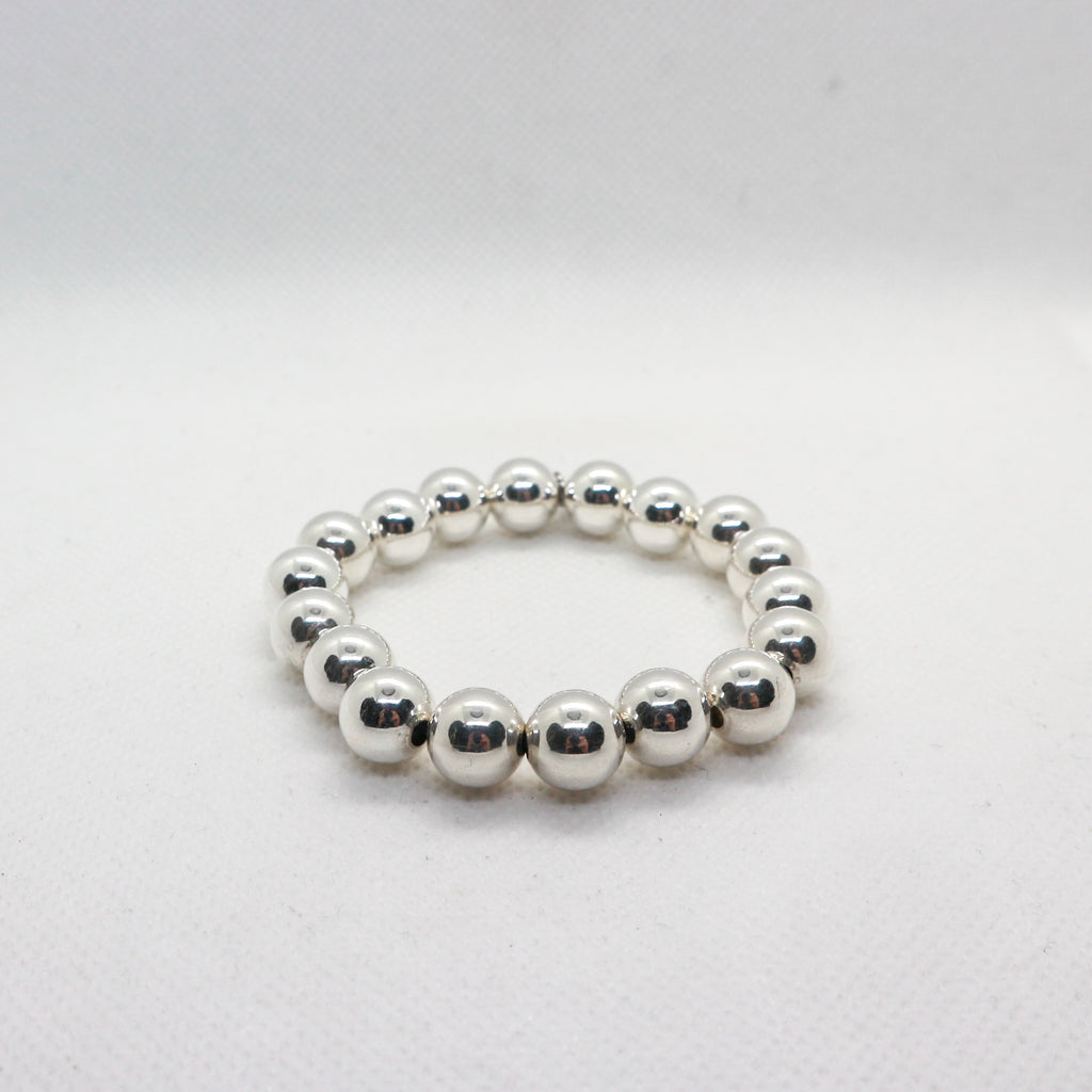 Basic Rond 10mm Silver - Armband