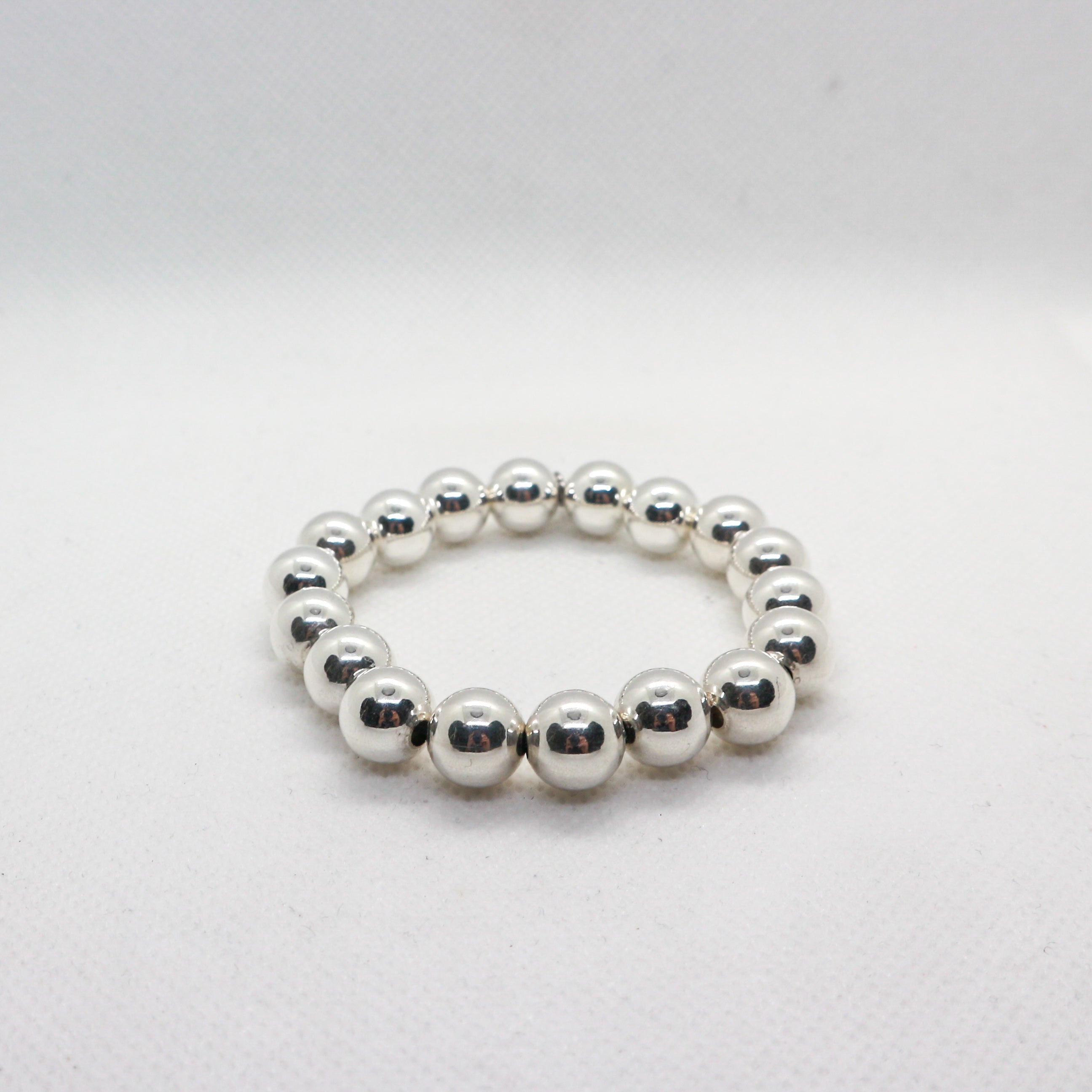 Basic Rond 10mm Silver - Armband