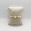 Silver & Gold 6mm - Armband