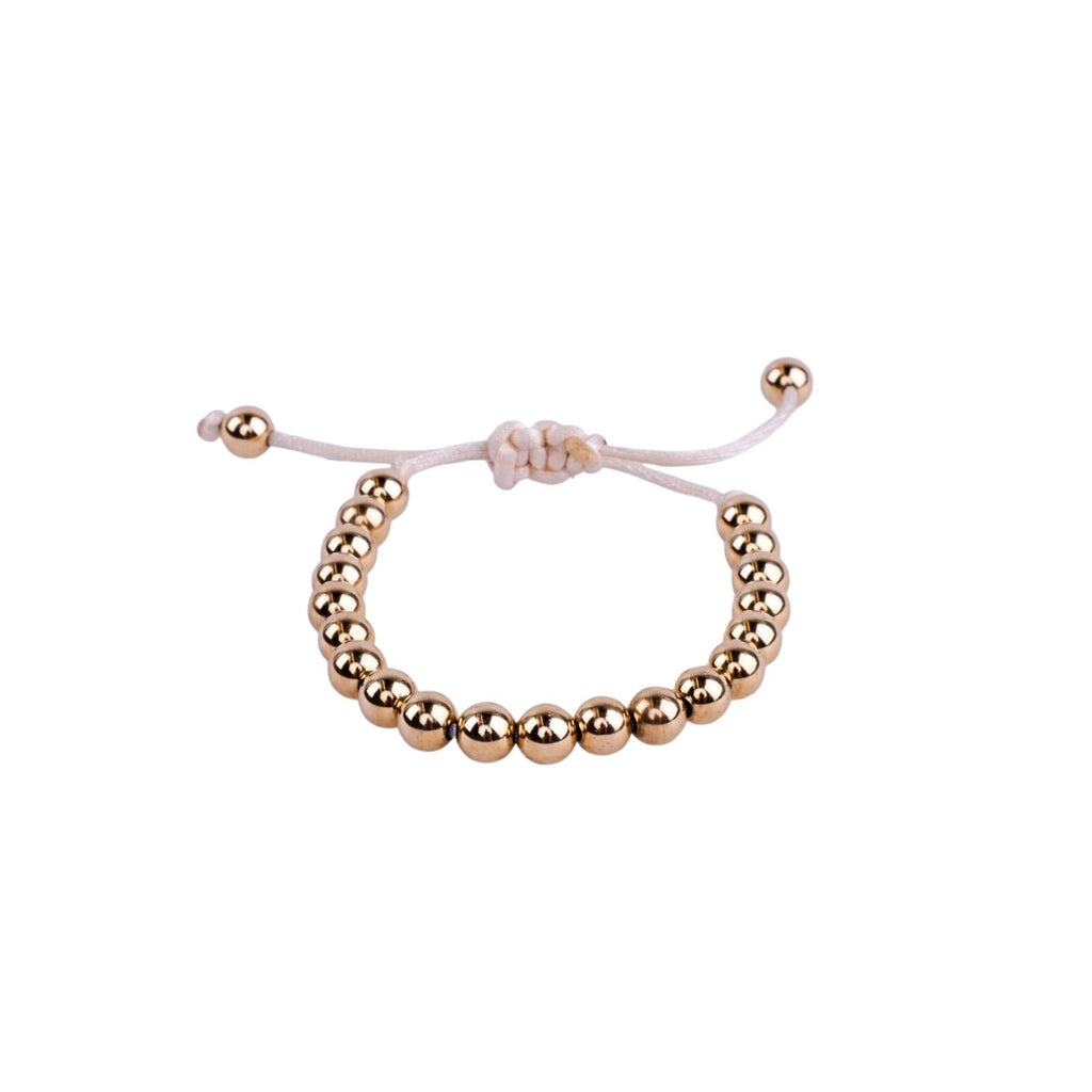Satin Cord Bracelet - Various Size Beads and Colors