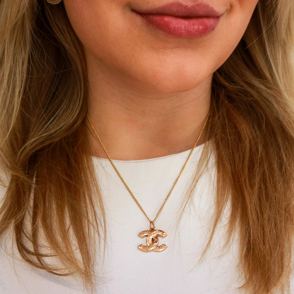 Reworked Chanel Letter Logo - Ketting