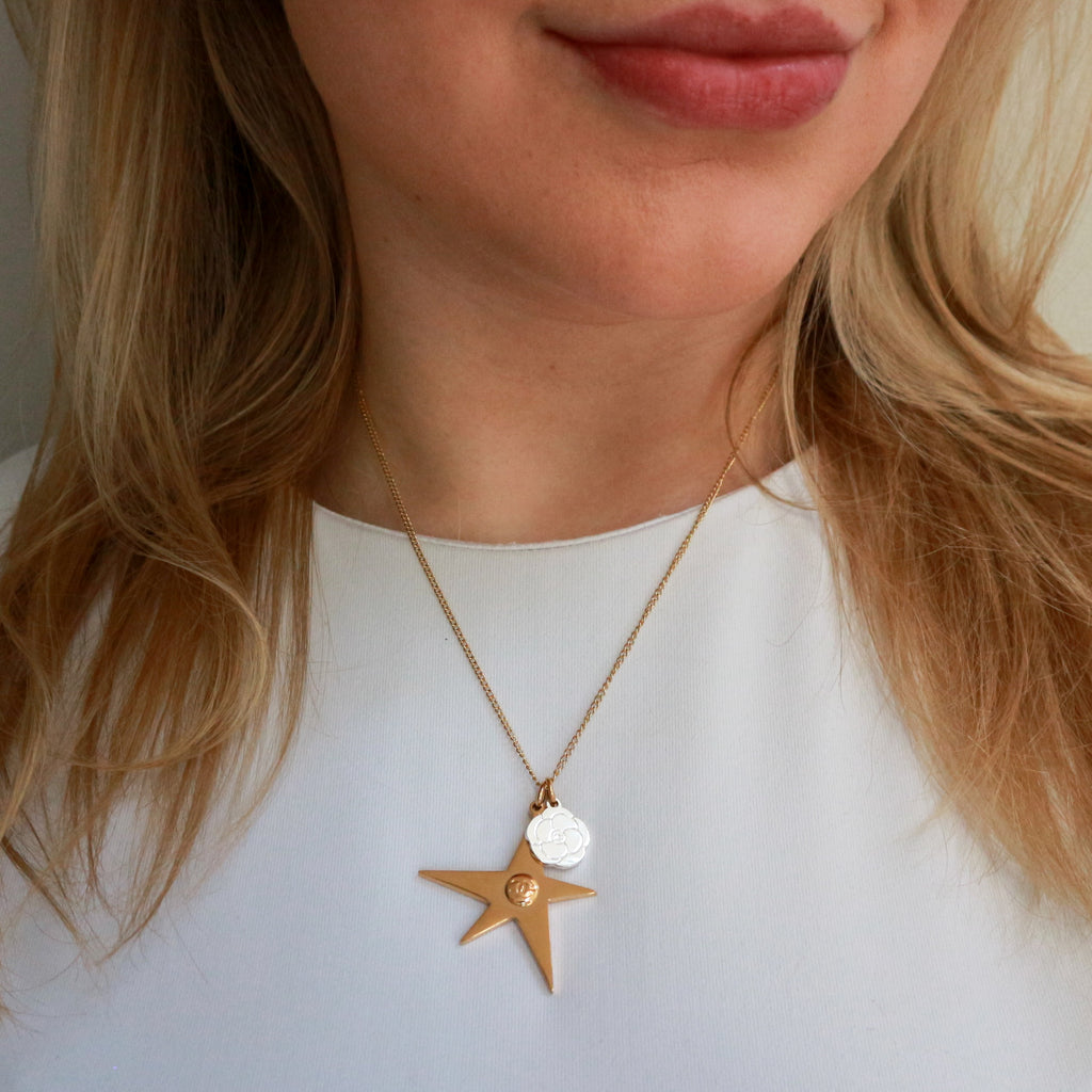 Reworked Chanel Star - Ketting