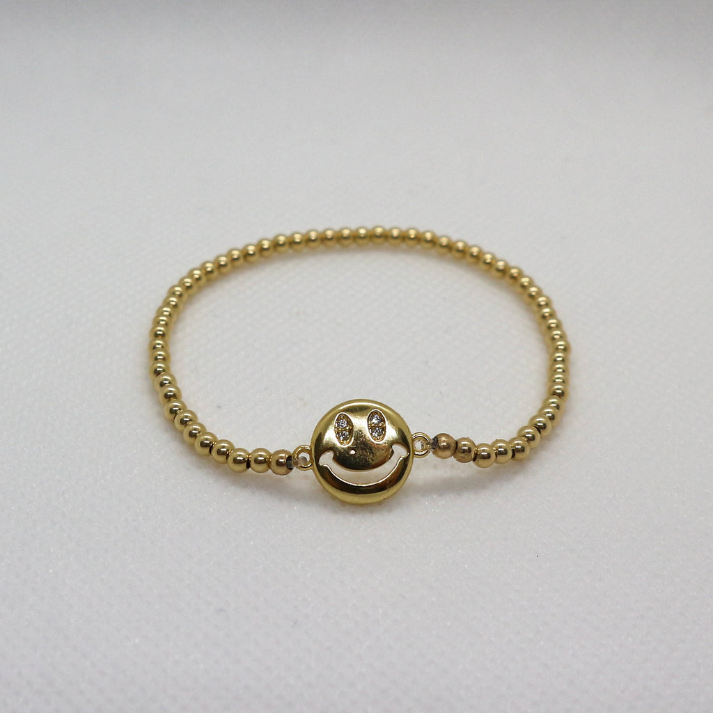Smiley 3mm - Armband