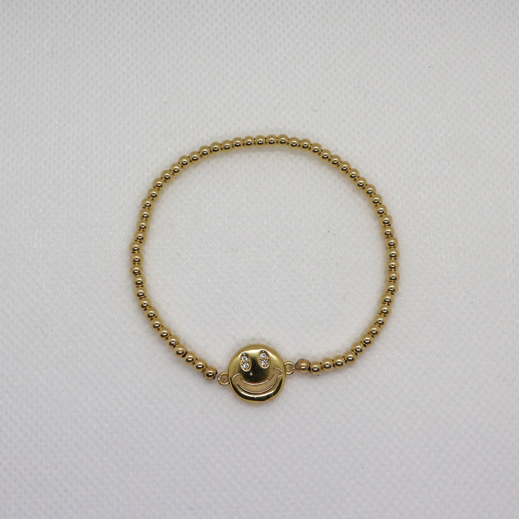 Smiley 3mm - Armband