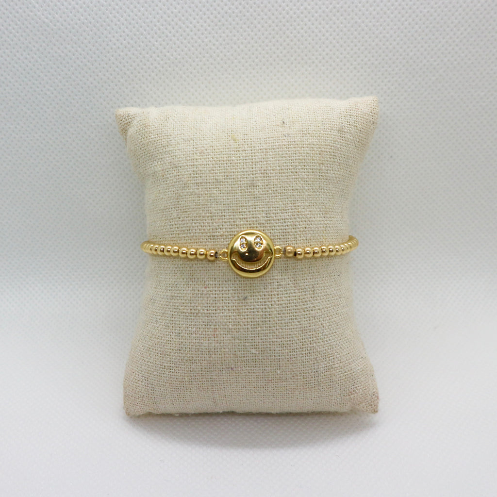 Smiley 3mm - Armband