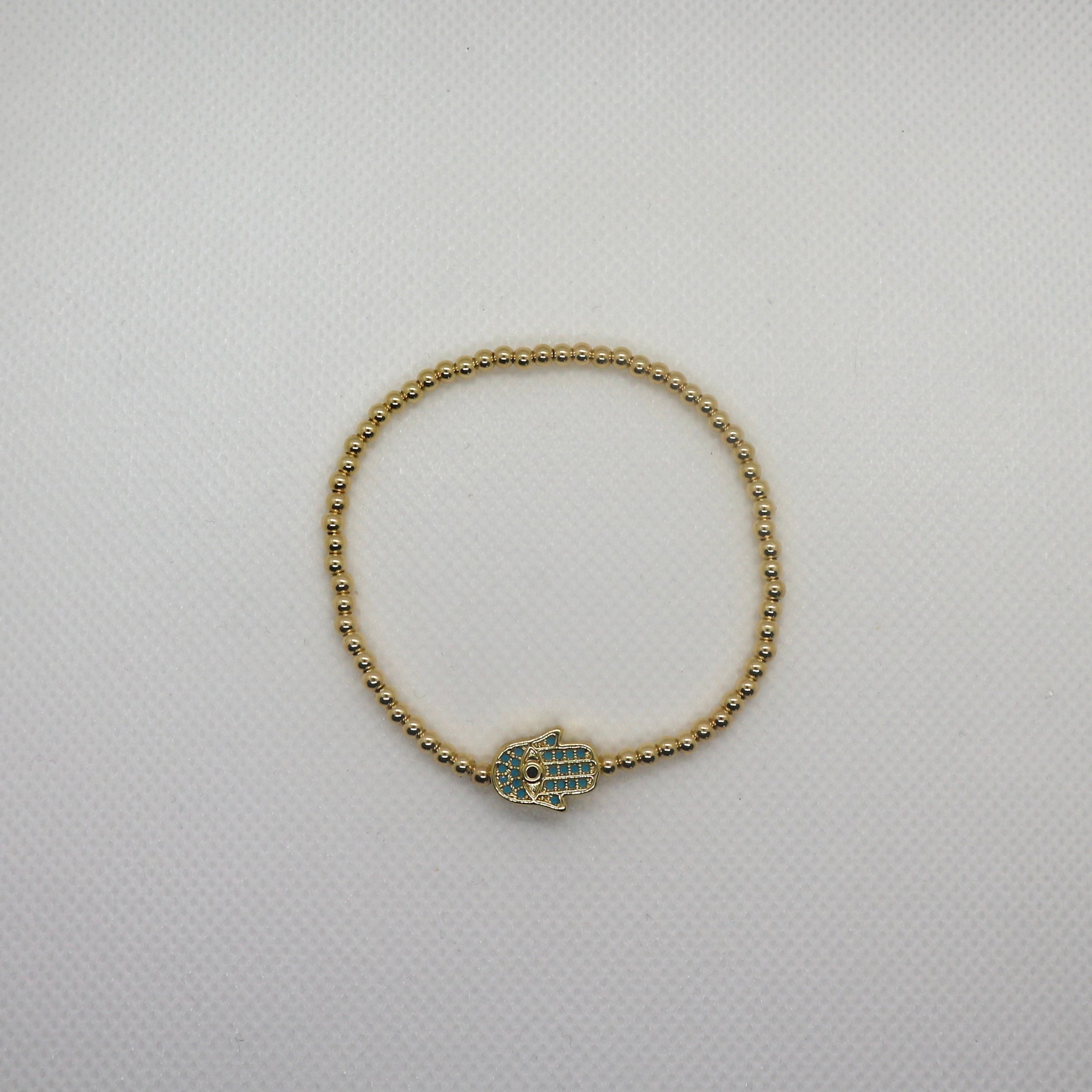 Hamsa Hand 3mm - Armband