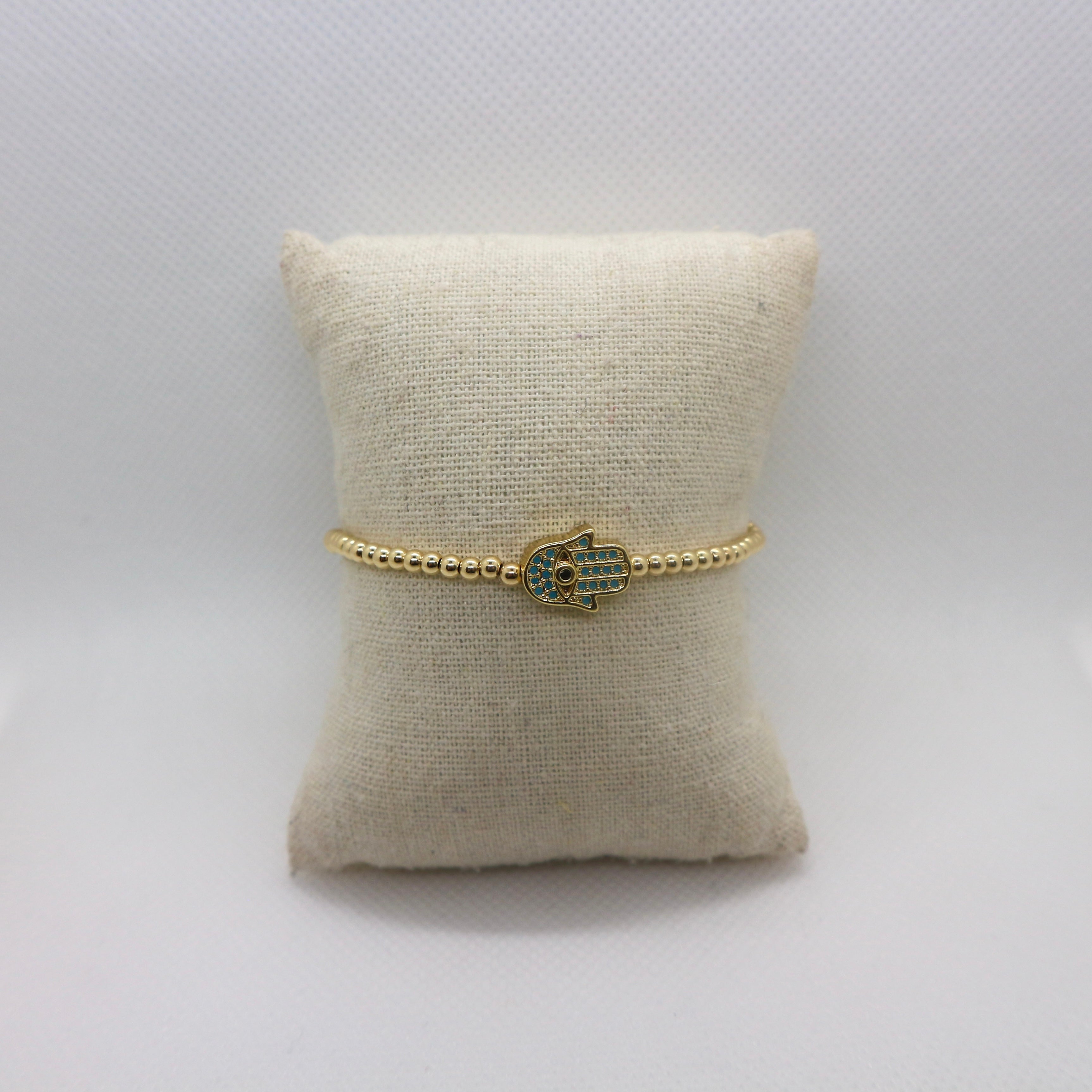 Hamsa Hand 3mm - Armband