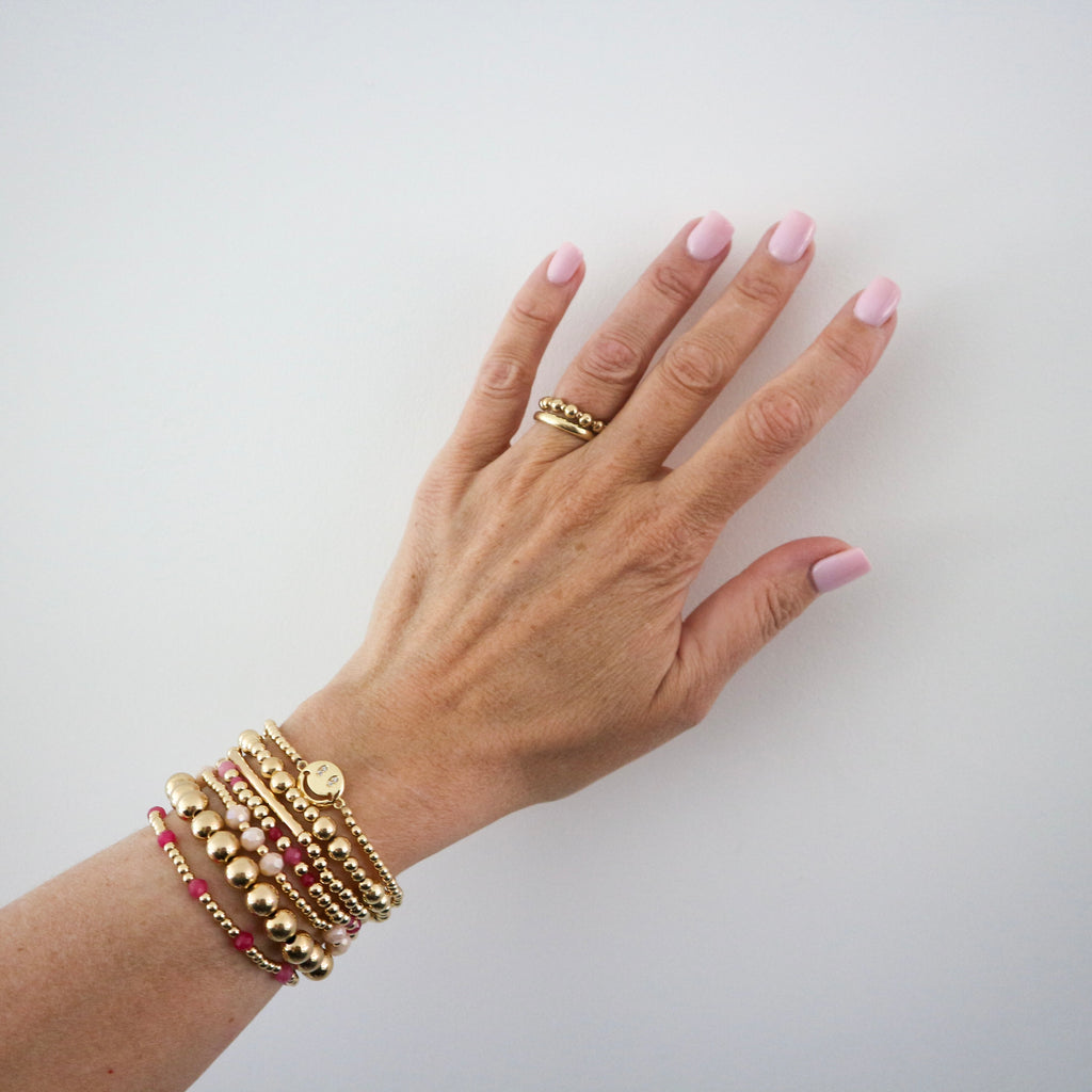 Smiley 3mm - Armband