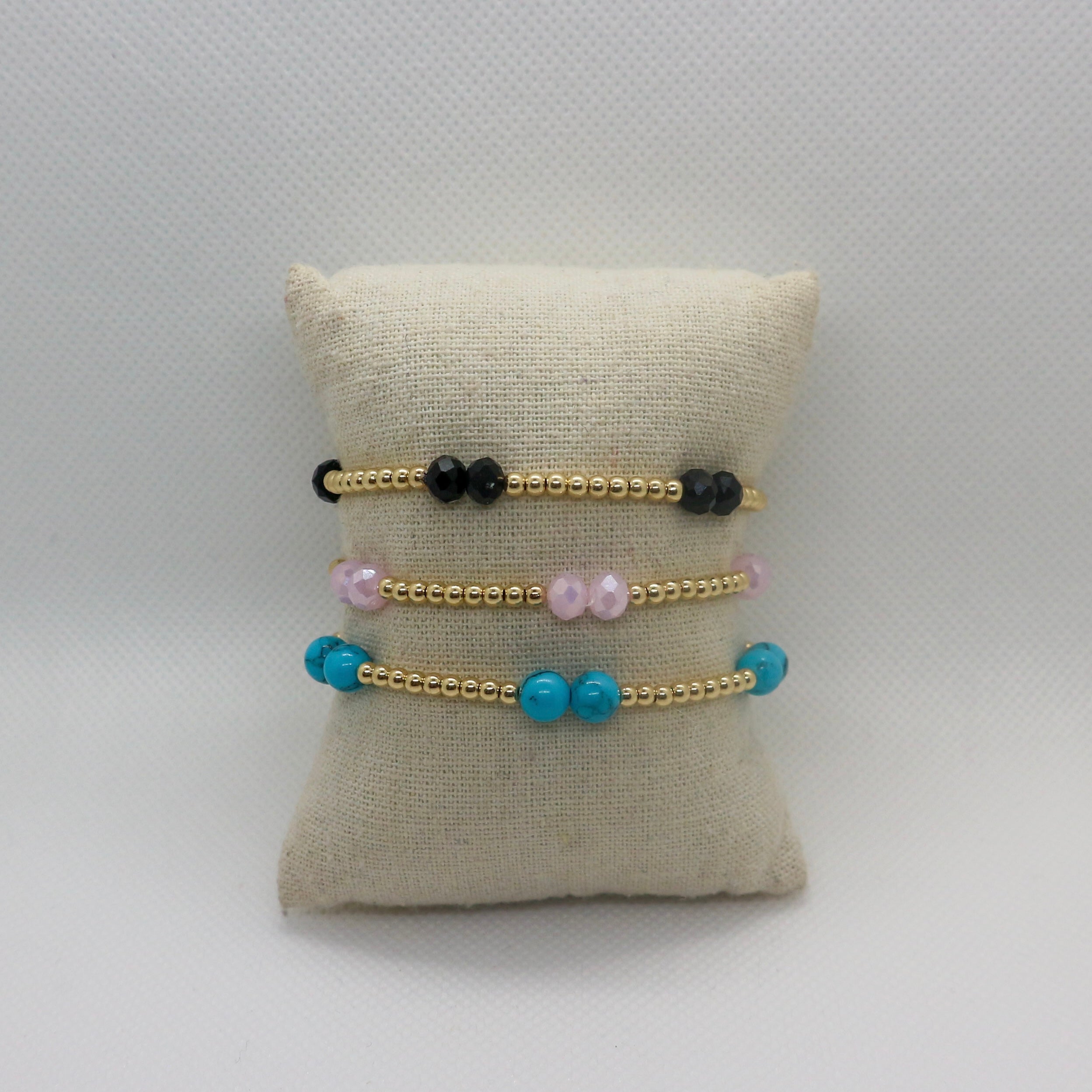 Carrie 3 en 6mm - Armband