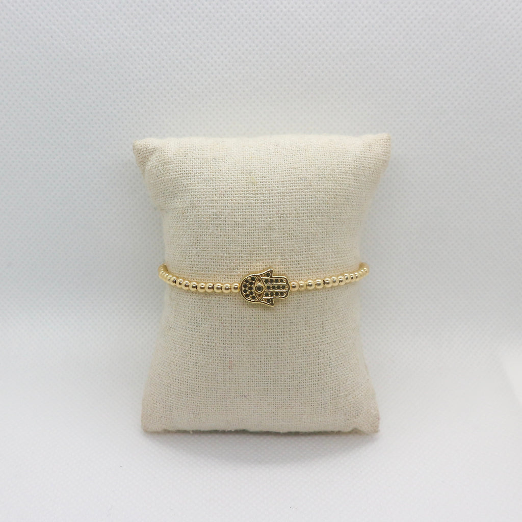Hamsa Hand 3mm - Armband