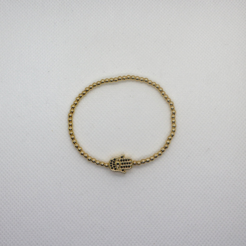 Hamsa Hand 3mm - Armband