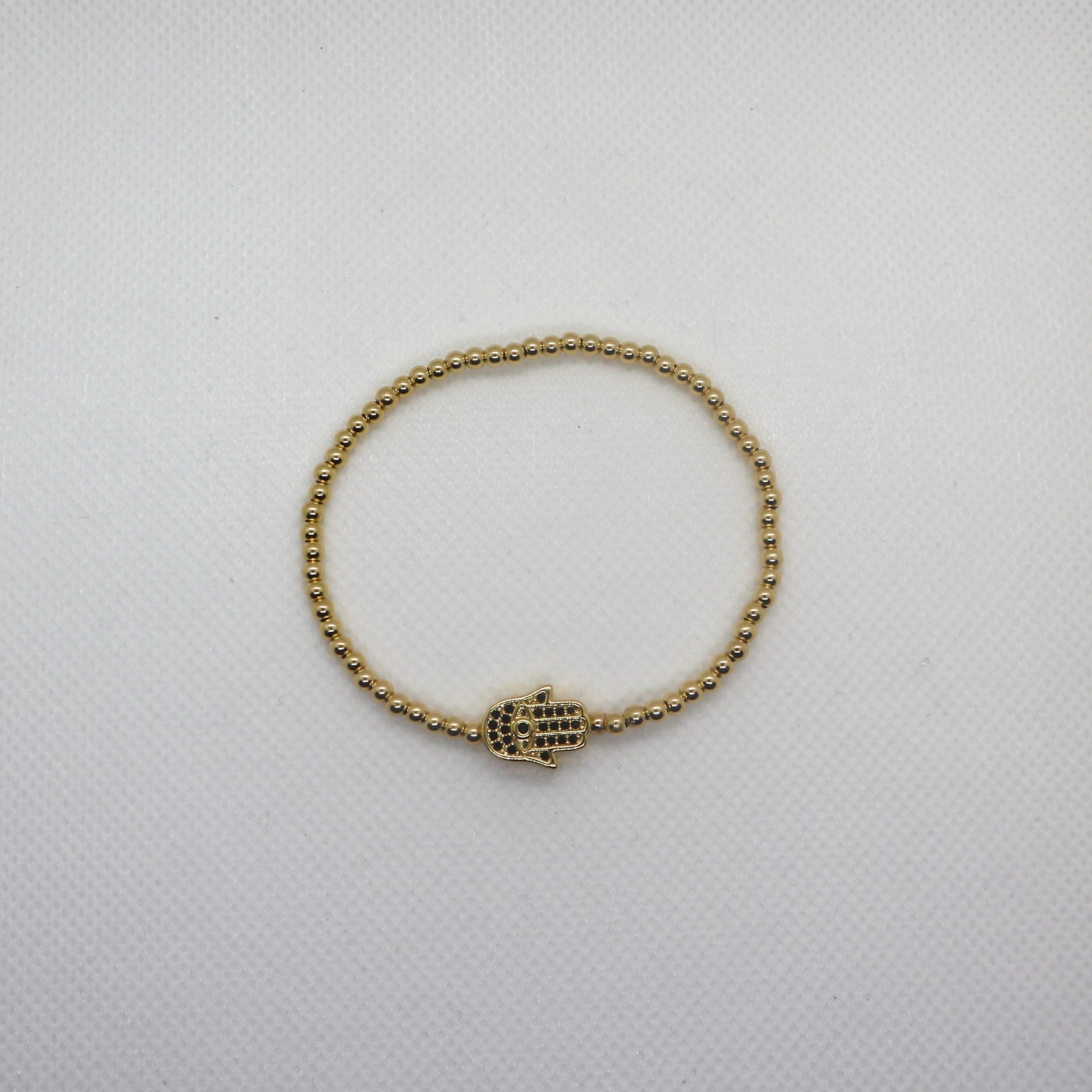 Hamsa Hand 3mm - Armband