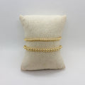 Basic Round 3 and 4mm - Bracelets Set
