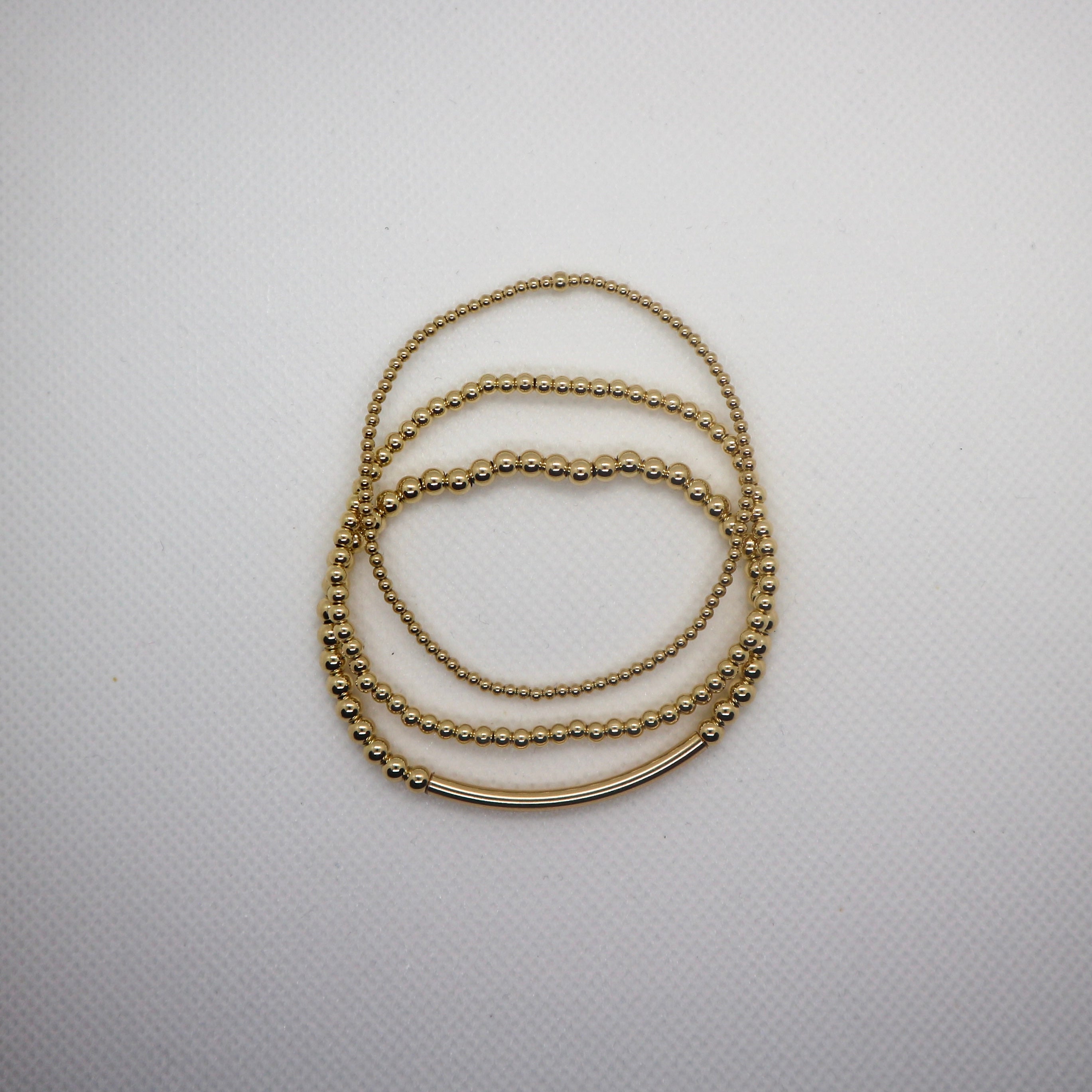 Becky Bar 2, 3 en 4mm - Armbanden Set