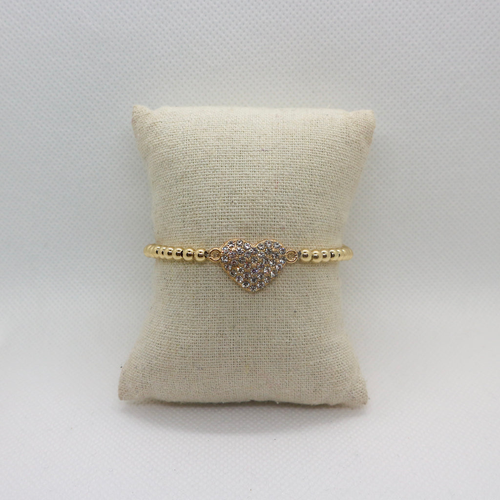 Big Heart 4mm - Armband