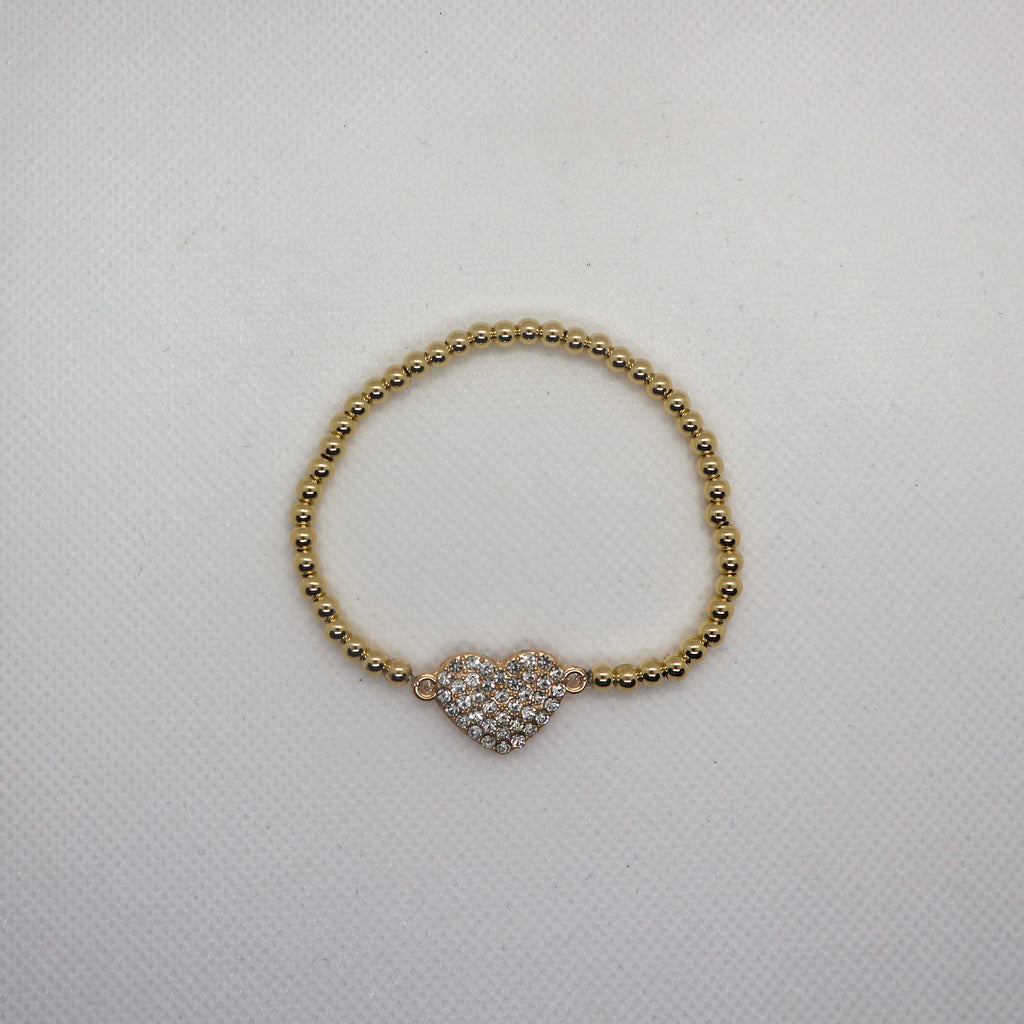Big Heart 4mm - Armband