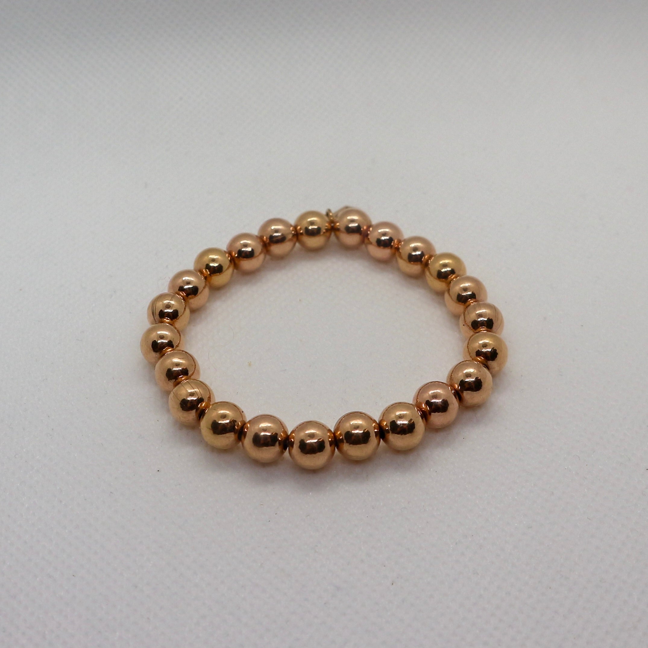 Basic Rond 8mm Rose Gold - Armband