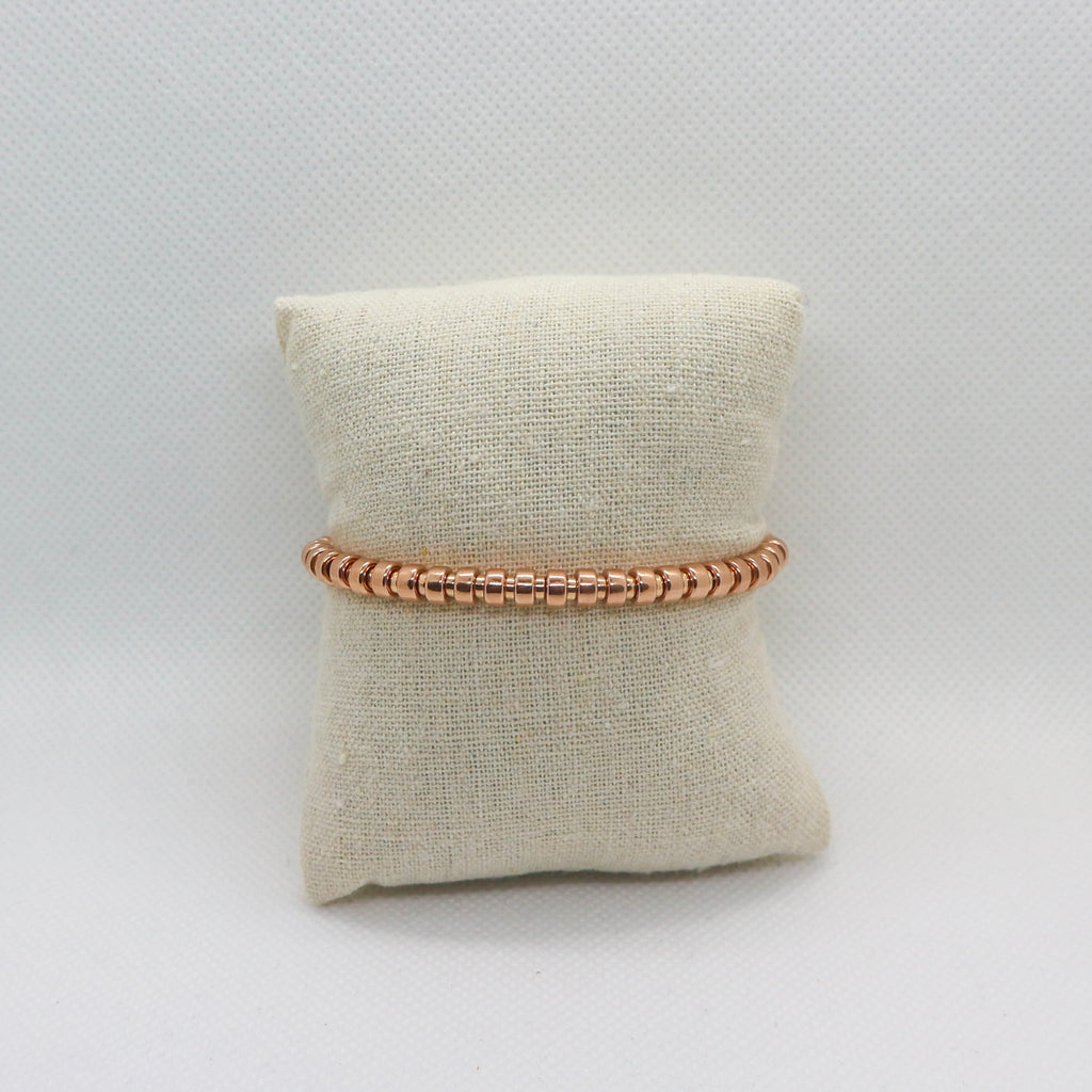 Basic Wheel 3 en 5mm Rose Gold - Armband