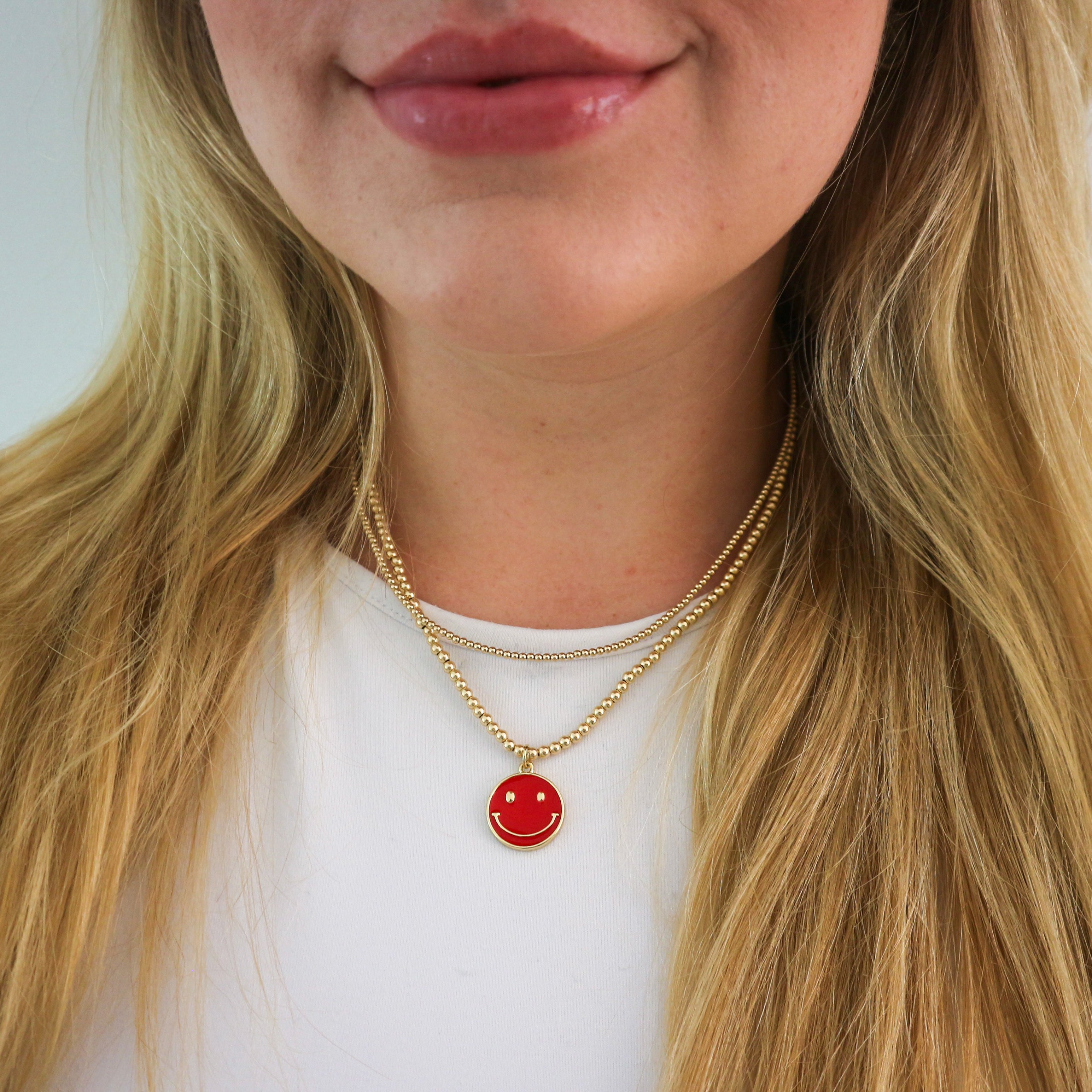 Smiley 3mm - Ketting