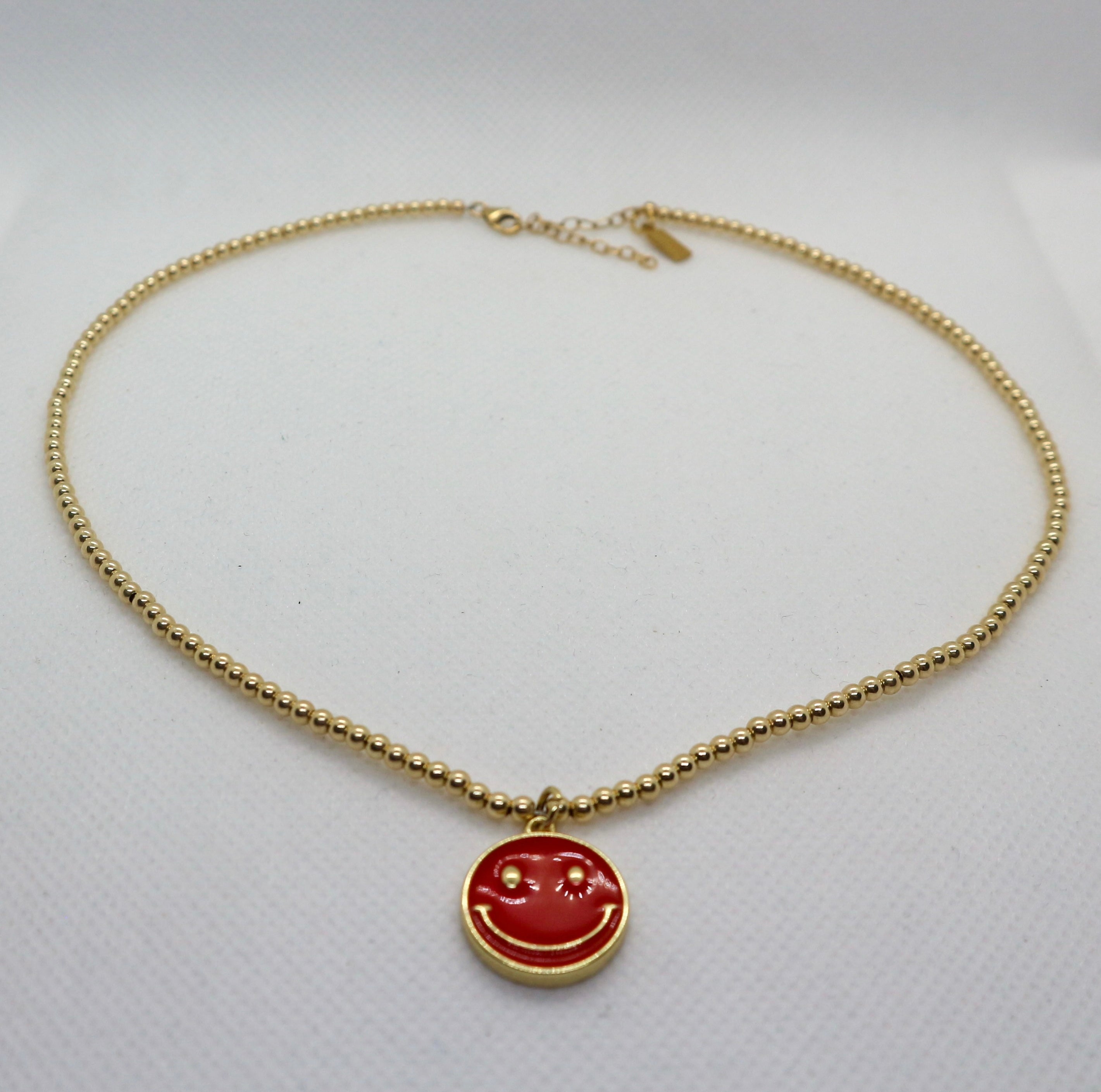 Smiley 3mm - Ketting