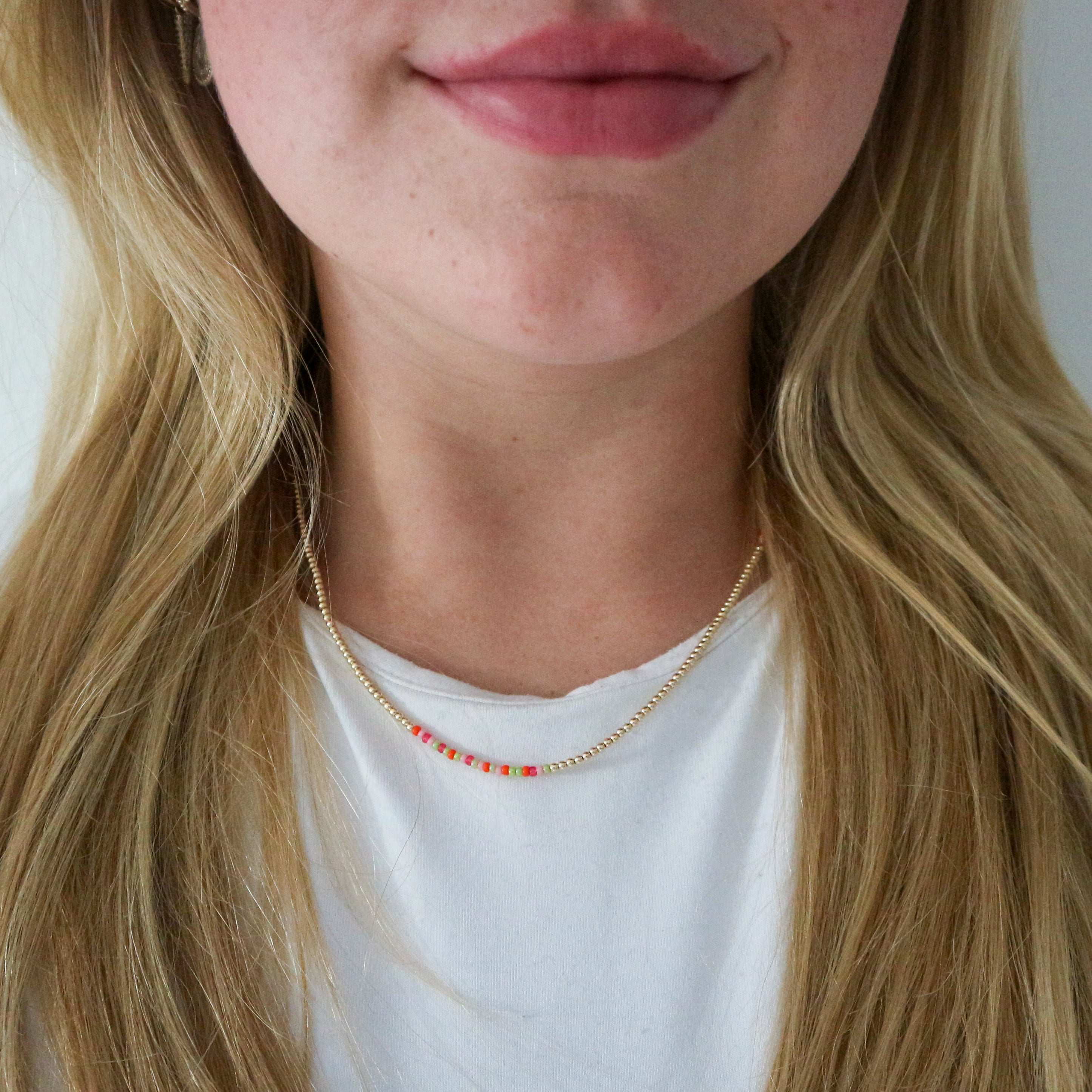 Rose 2mm - Ketting - Verschillende kleuren